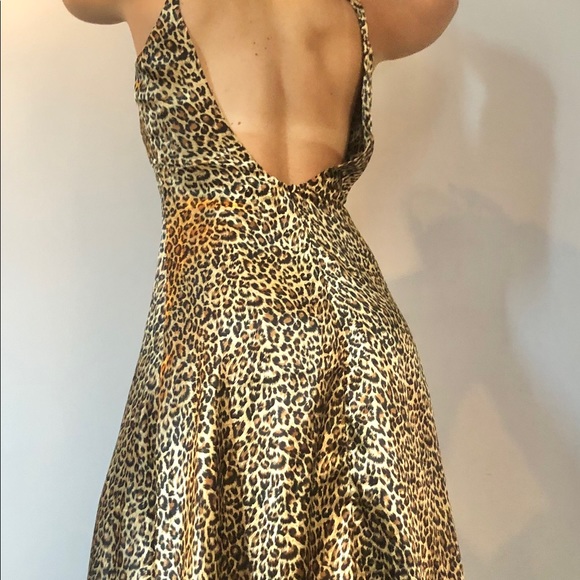 Leopard print slip dress - Picture 4 of 4
